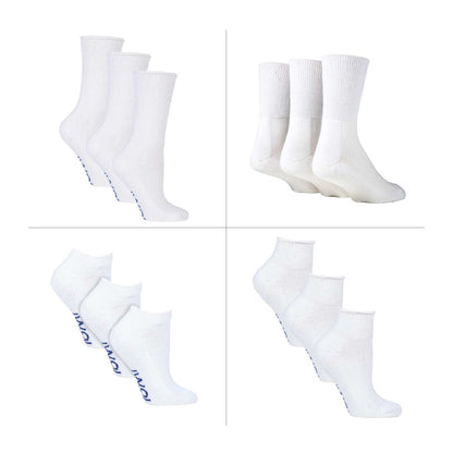 12 Pack Diabetic Socks All Year Round Bundle