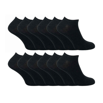 Mens Cotton Low Cut Trainer Socks (Multipack Options)