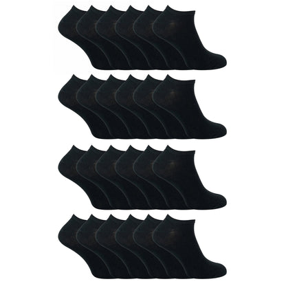 Mens Cotton Low Cut Trainer Socks (Multipack Options)