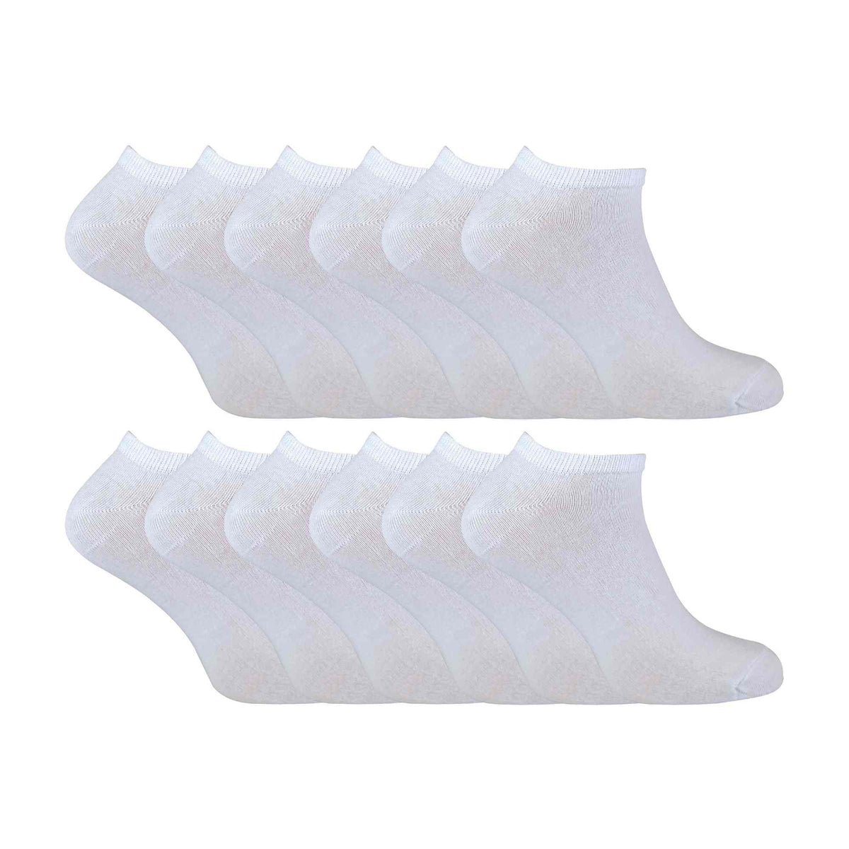 Mens Cotton Low Cut Trainer Socks (Multipack Options)