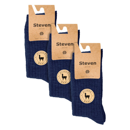 3 Pairs Mens Alpaca Wool Winter Thick Warm Boot Socks