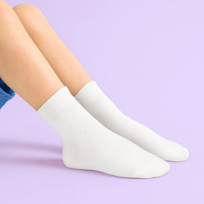 4 Pack Kids Boys Girls Bamboo Sensory Socks Soft Breathable Comfort Fit