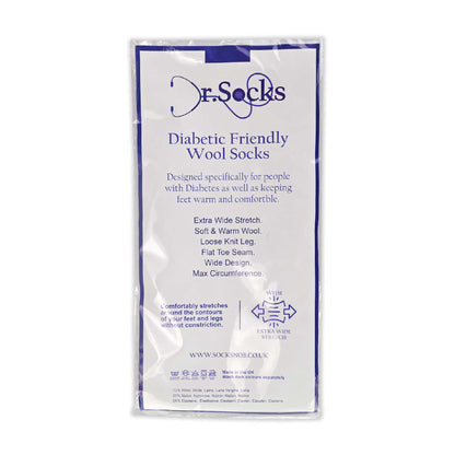 1 Pack Non Elastic Merino Wool Diabetic Socks
