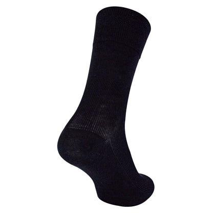3 Pair Unisex Merino Wool Ribbed Seamless Diabetic Socks for Swollen Legs