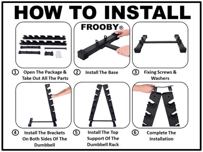6 Tier Dumbbell Rack FROOBY