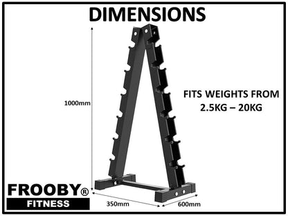 6 Tier Dumbbell Rack FROOBY