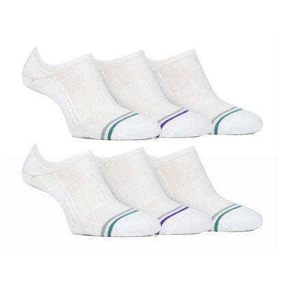 6 Pack Mens Soft Breathable Bamboo No Show Socks