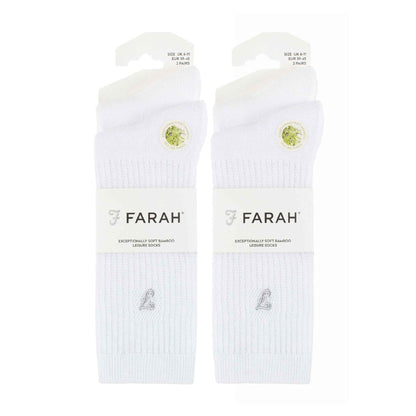 4 Pack Mens Bamboo Diabetic Friendly Leisure Socks