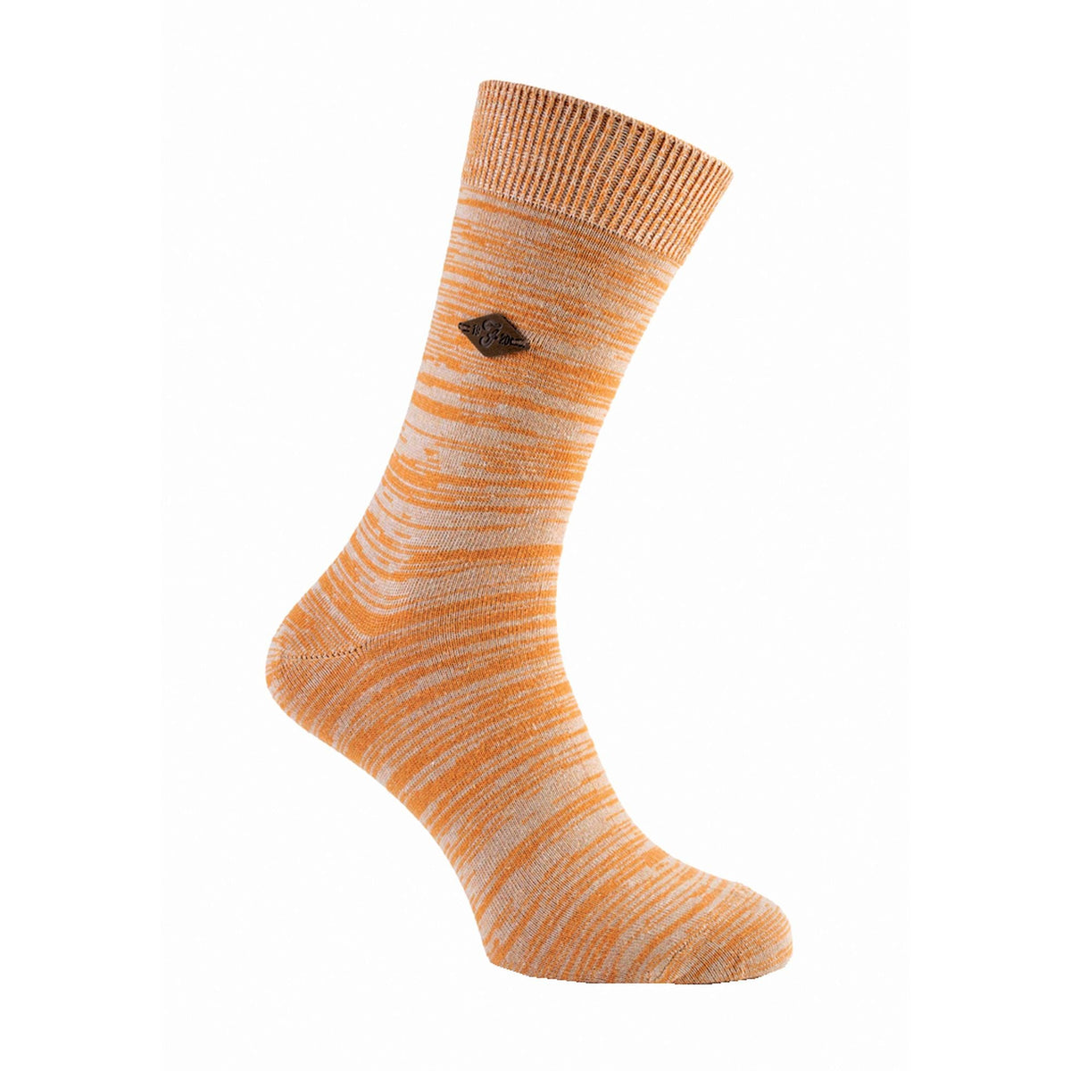 2 Pack Mens Bright Colour Luxury Cotton Casual Crew Socks