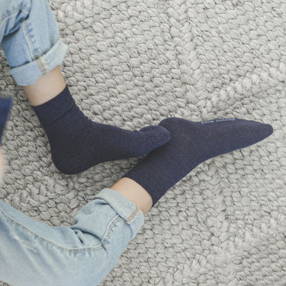 1 Pack Kids Warm Ribbed Merino Wool Socks for Winter