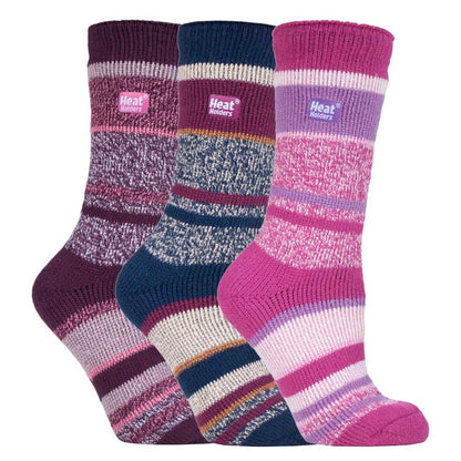 Set of 3 Insulated Thermal Ladies Socks for Ultimate Cold Weather Comfort