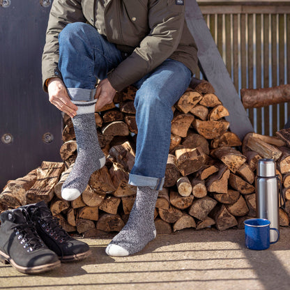 3 Pack Mens Insulated Thermal Socks for Winter