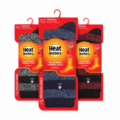 3 Pack Mens Insulated Thermal Socks for Winter