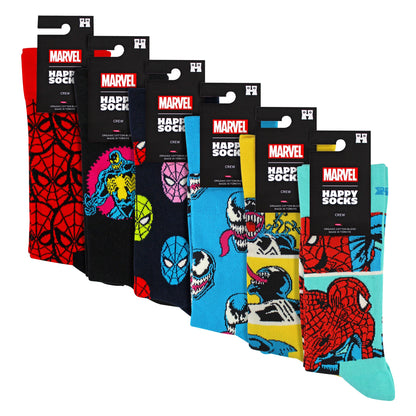 6 Pack Spider-Man Socks Bundle Novelty Socks | Gift Idea