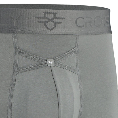 3-Pack: IKON Men's 6" Boxers - Charcoal