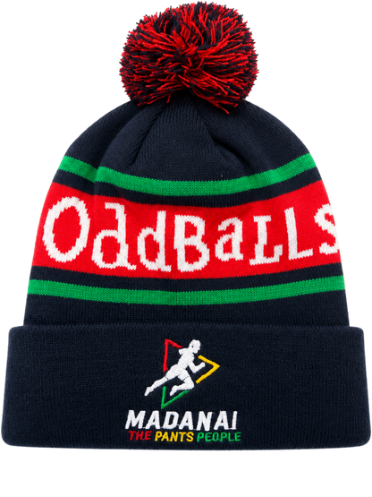 OddBalls X Madanai - The Pants People | Blue | Red | Green - Bobble Hat
