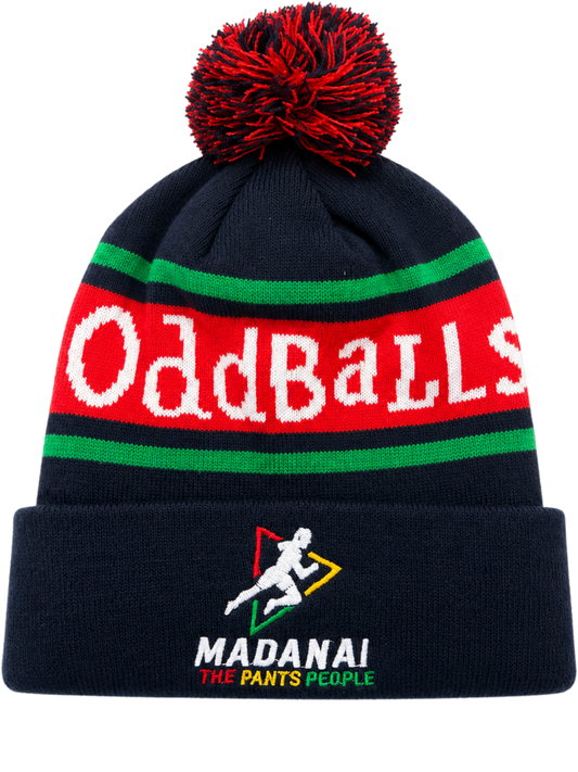 OddBalls X Madanai - The Pants People | Blue | Red | Green - Bobble Hat