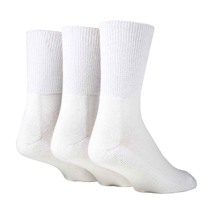 3 Pack Extra Wide Bamboo Diabetic Socks for Swollen Legs
