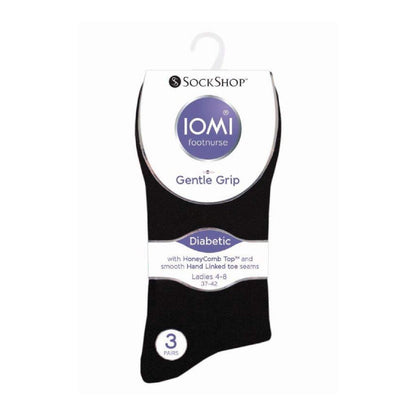 6 Pack Ladies Non Elastic Cotton Diabetic Socks with Seamless Toe