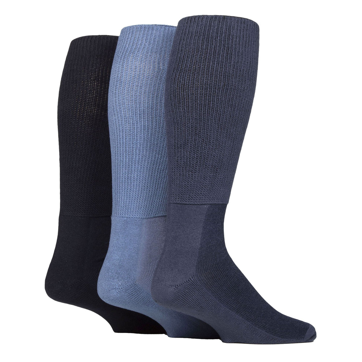 3 Pack Knee High Soft Bamboo Diabetic Socks