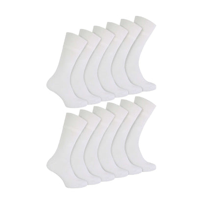 2 Pack Mens Diabetic Bamboo Extra Wide  NON ELASTIC Socks