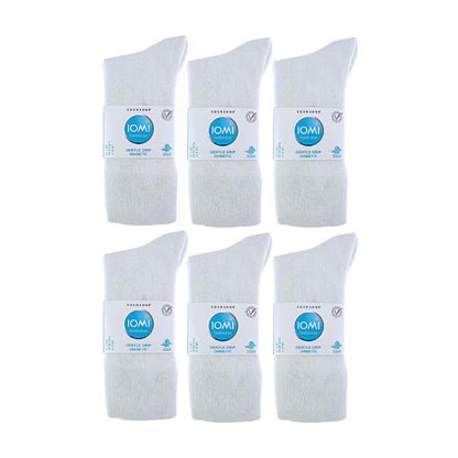 2 Pack Mens Diabetic Bamboo Extra Wide  NON ELASTIC Socks