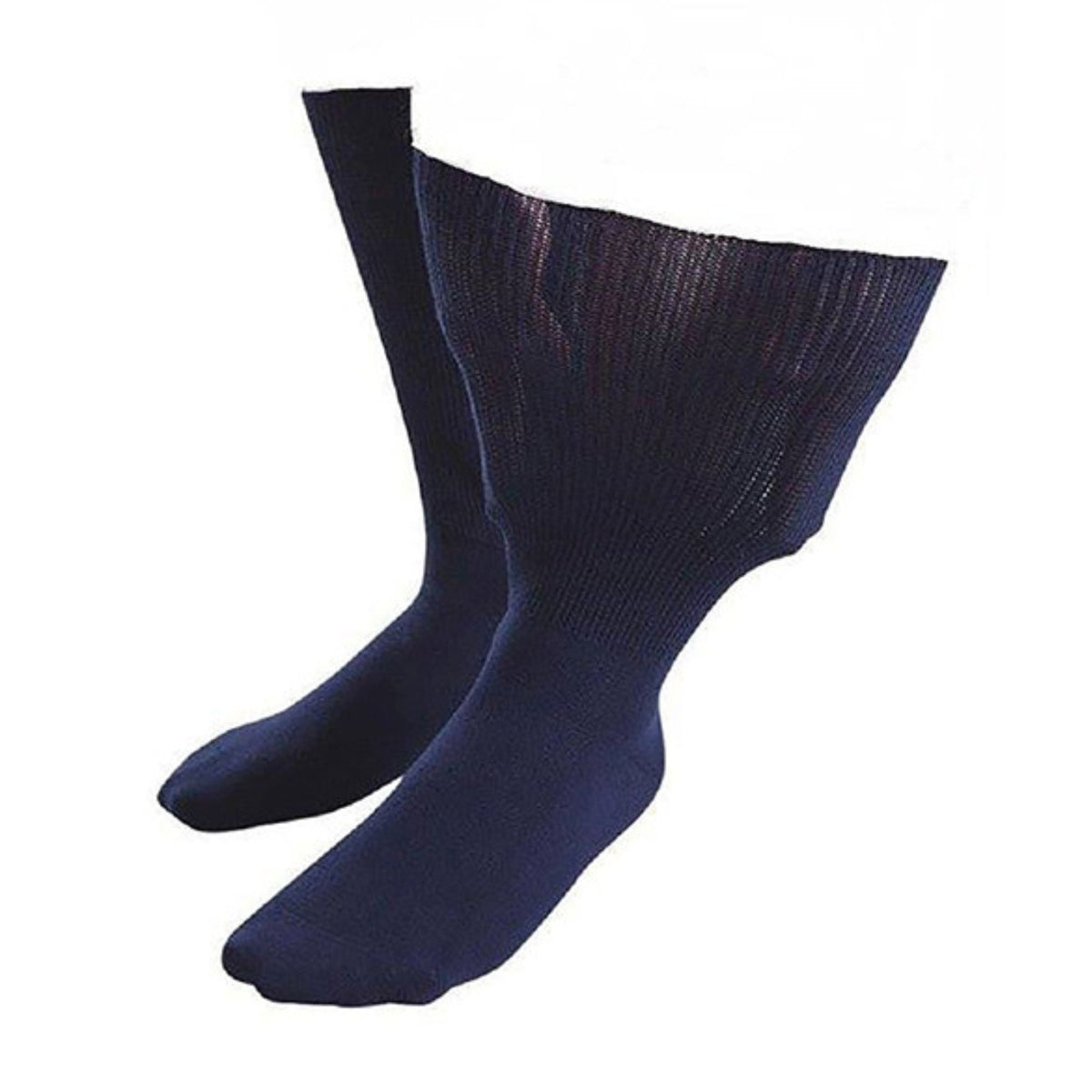 1 Pack Extra Wide Loose Fit Cotton Oedema Socks for Swollen Ankles