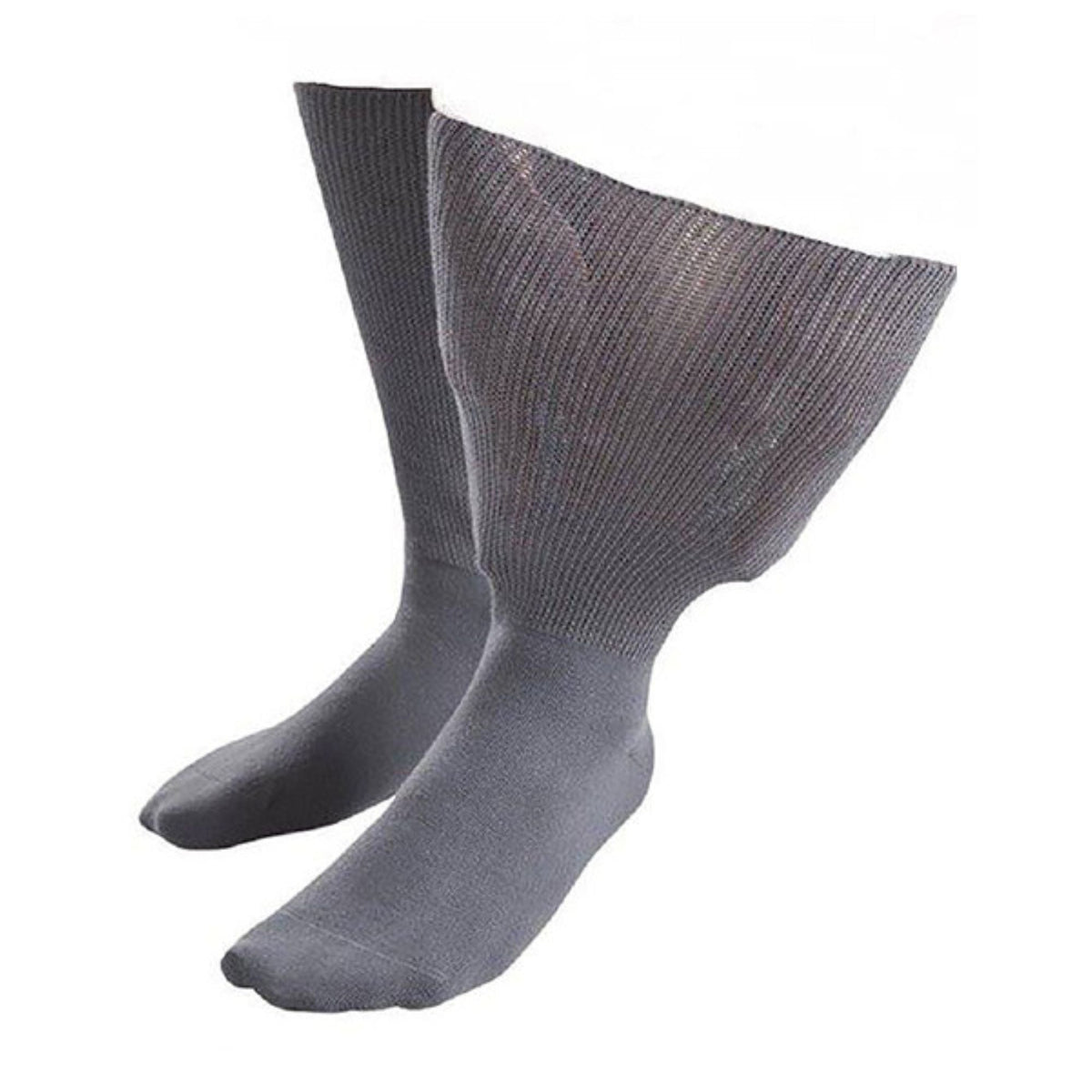 1 Pack Extra Wide Loose Fit Cotton Oedema Socks for Swollen Ankles
