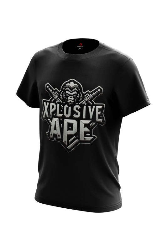 XAPE Iron Monkey Tee - Black Xplosive Ape