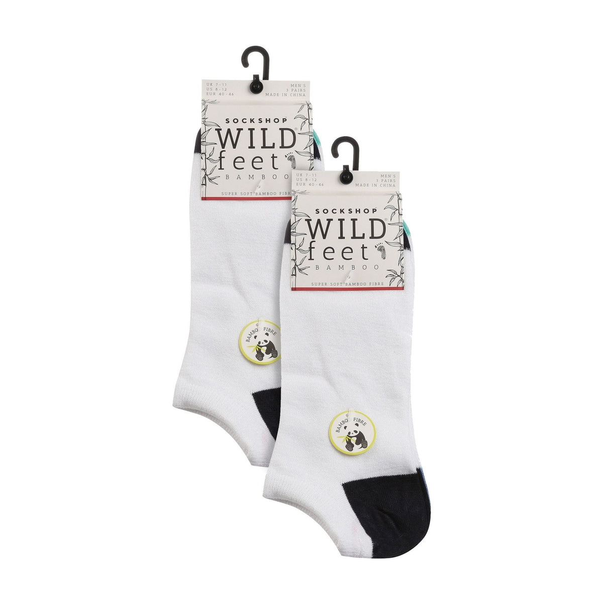 6 Pack Mens Bamboo Trainer Socks: Cushioned Low Cut Style for Active Wear