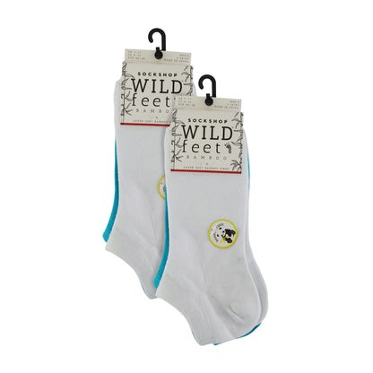 10 Pack Mens Bamboo Trainer Socks | Anti-Slip Cushioned Low Cut Sports Socks