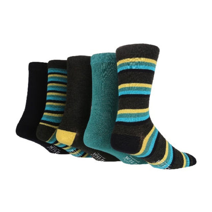 3 Pack Mens Colourful Modern Patterned Bamboo Dress Socks