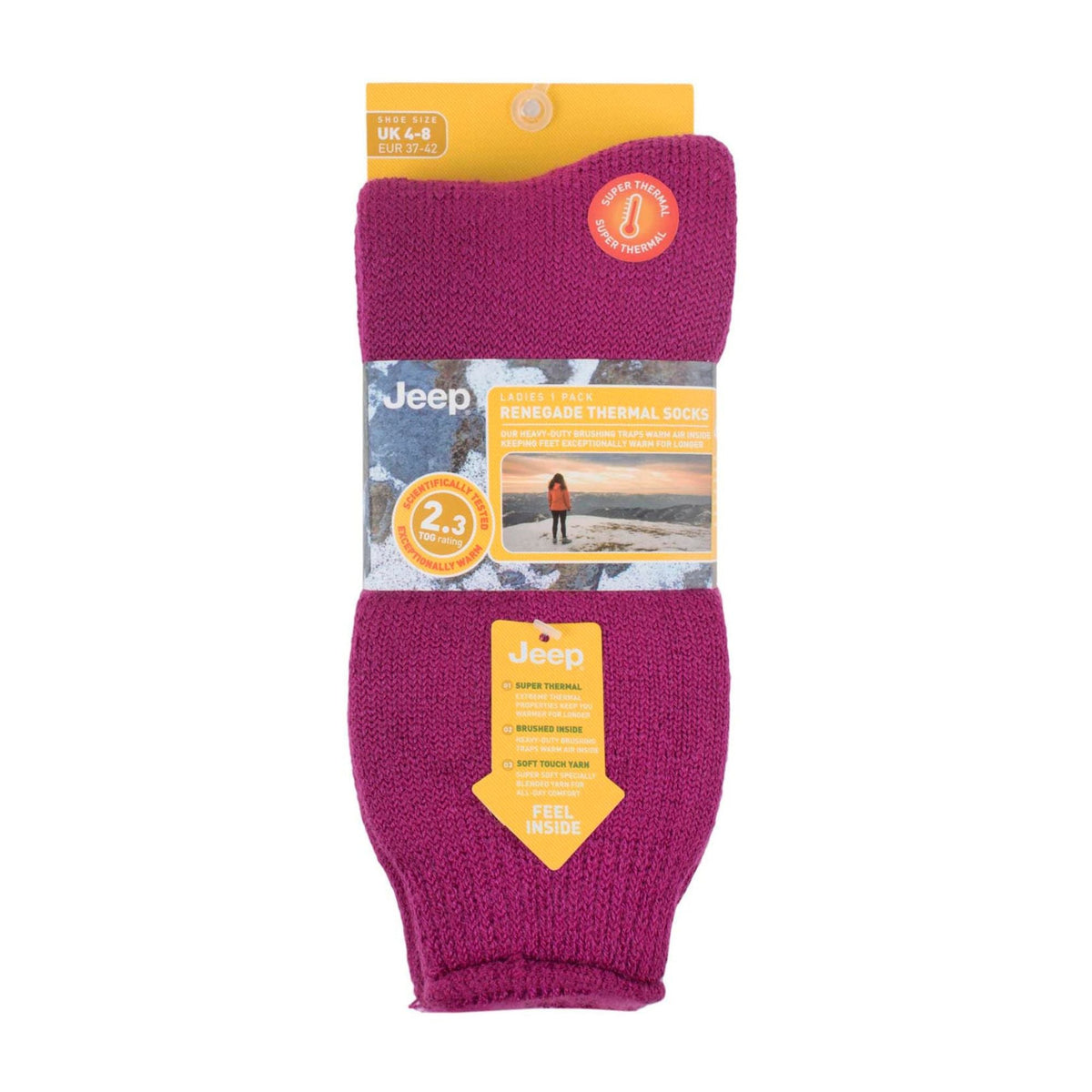 Ladies Luxury Breathable Thermal Boot Sock - 1 Pack