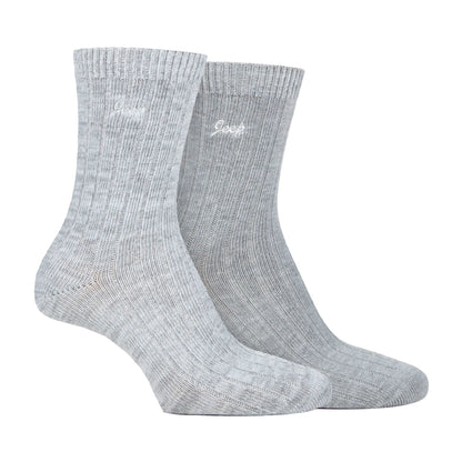 2 Pack Ladies High-Performance Polyester Boot Socks | Running Socks