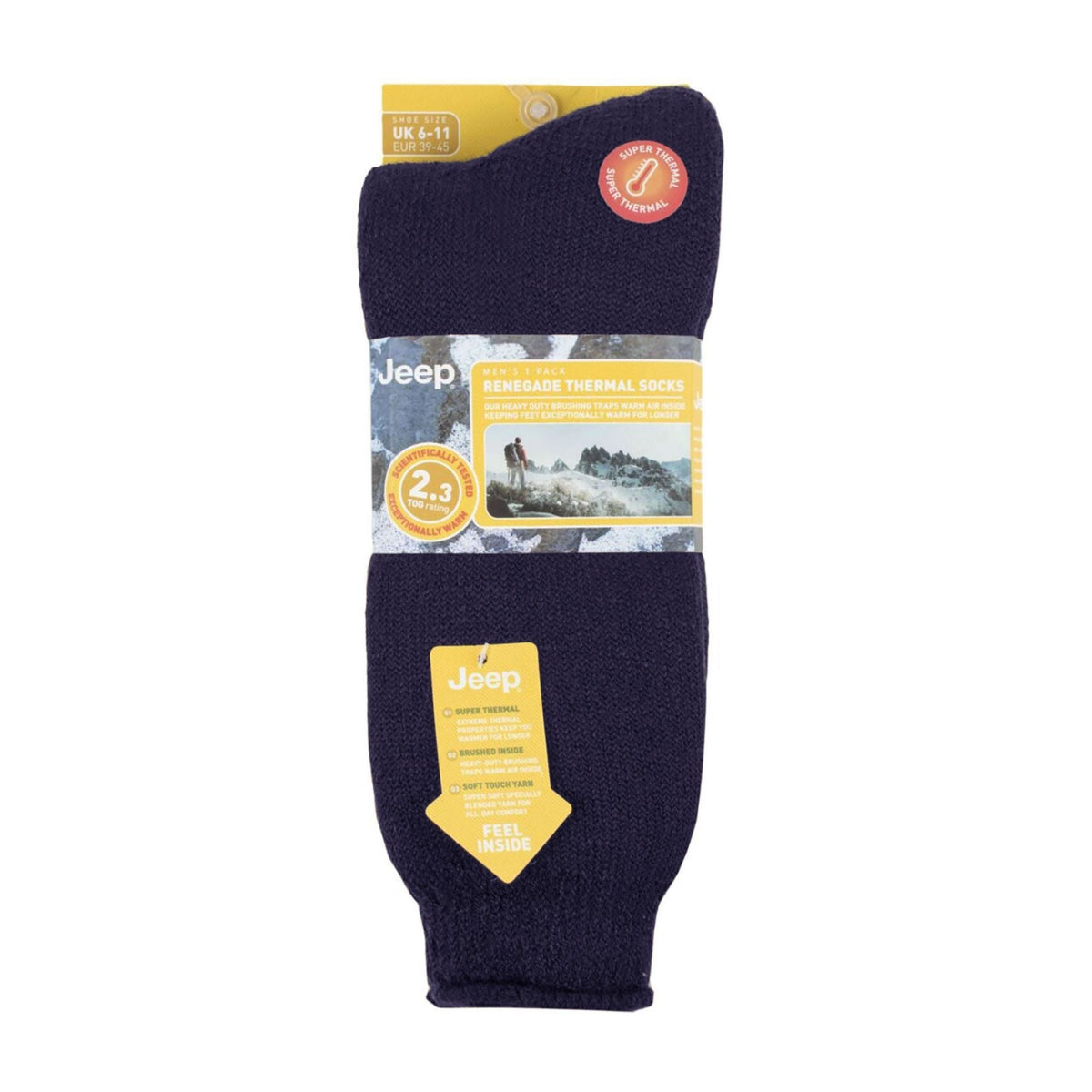 Men's Thermal Boot Socks | Warm Heavy Duty Socks for Winter