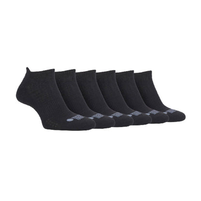 6 Pack Mens Cotton Cushioned Sport Ankle Trainer Socks for Running
