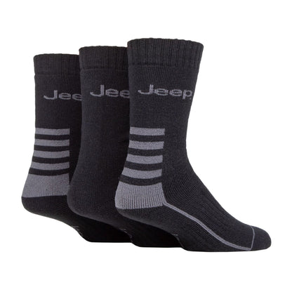 Men's 3 Pack Cotton Blend Boot Socks | Anti-Blister Hiking & Walking Socks