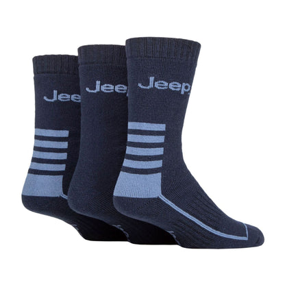 Men's 3 Pack Cotton Blend Boot Socks | Anti-Blister Hiking & Walking Socks