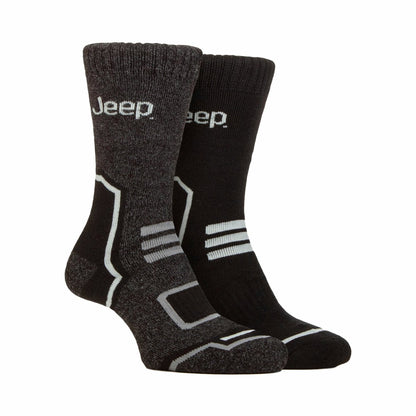 Jeep Men’s 2 Pack Thermal Boot Socks