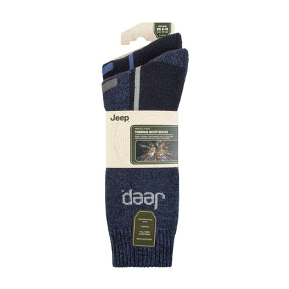 Jeep Men’s 2 Pack Thermal Boot Socks