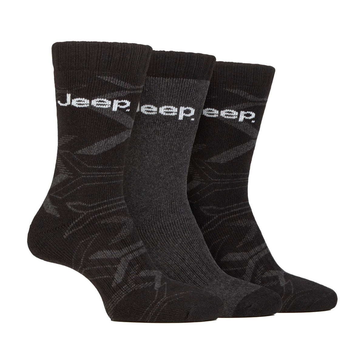 Men's Camo Boot Socks - Cushioned Anti-Blister Camouflage Socks