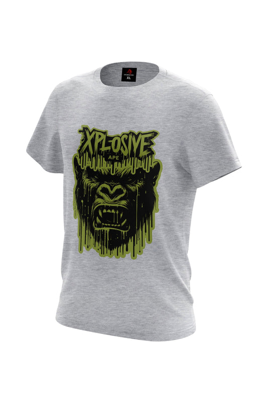 XAPE Juvenile Tee - Sports Grey Xplosive Ape