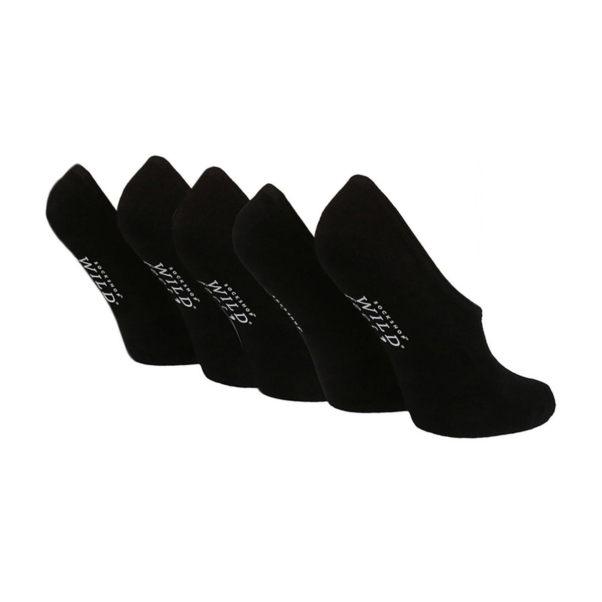 5 Pack Ladies Cushioned Low Cut Shoe Liner Socks with Silicone Heel Grip