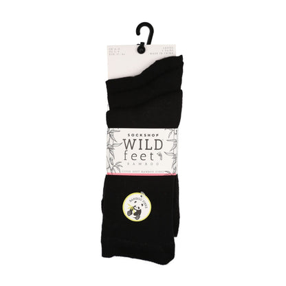 3 Pack Ladies Plain Coloured Bamboo Socks for Summer