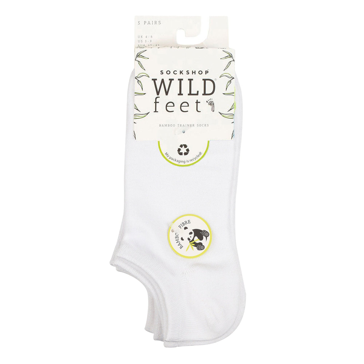 5 Pack Ladies Plain Contrast Liner Socks