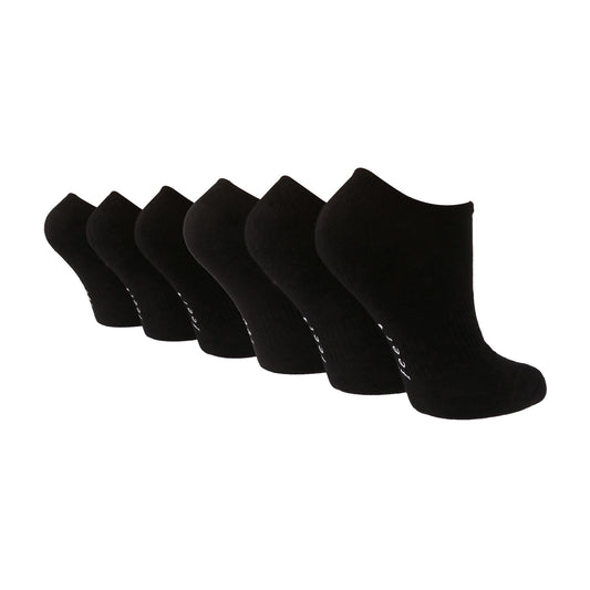 6 Pack Ladies Bamboo Sport Trainer Socks: Low Cut, Cushioned, Athletic Socks