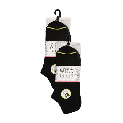 6 Pack Ladies Bamboo Sport Trainer Socks: Low Cut, Cushioned, Athletic Socks