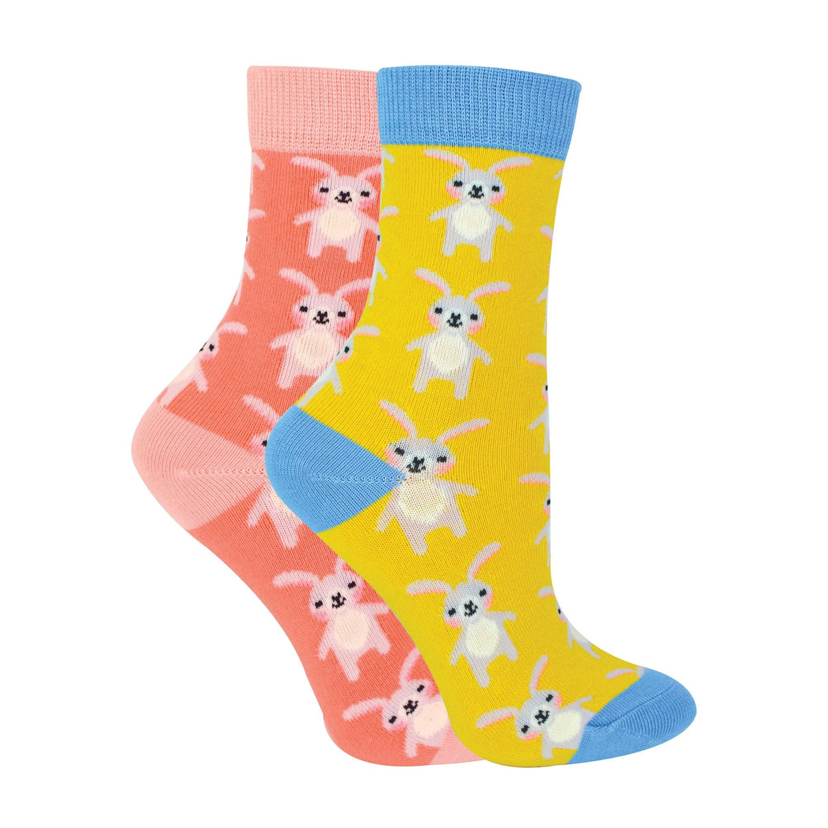 2 Pack Girls Animal Pattern Soft Breathable Bamboo Socks