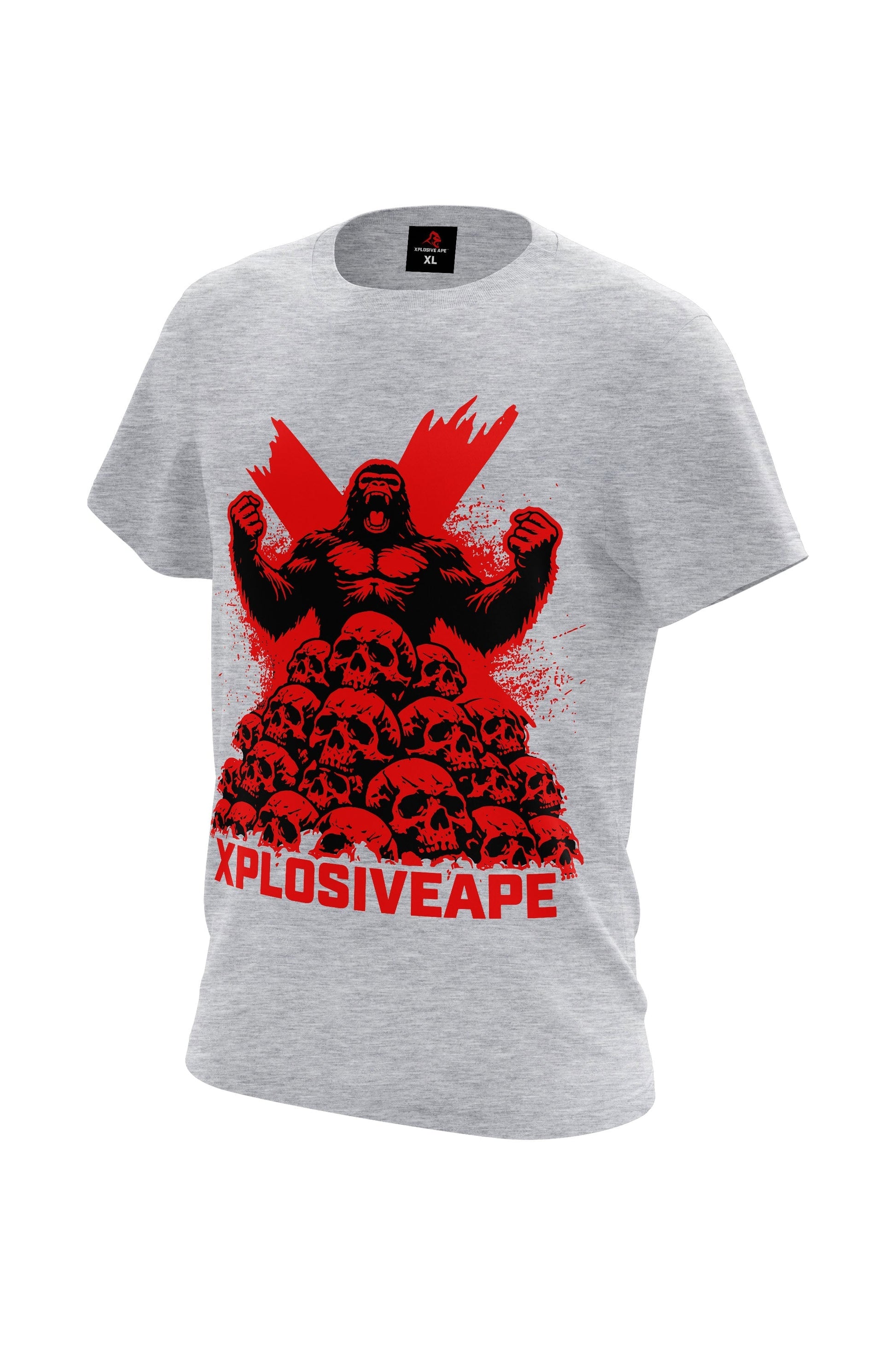 XAPE King Tee - Sports Grey Xplosive Ape