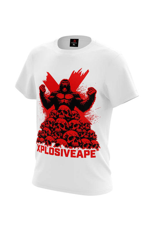 XAPE King Tee - White Xplosive Ape